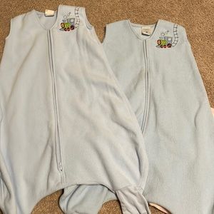 Two Large Footed Sleep Sacks